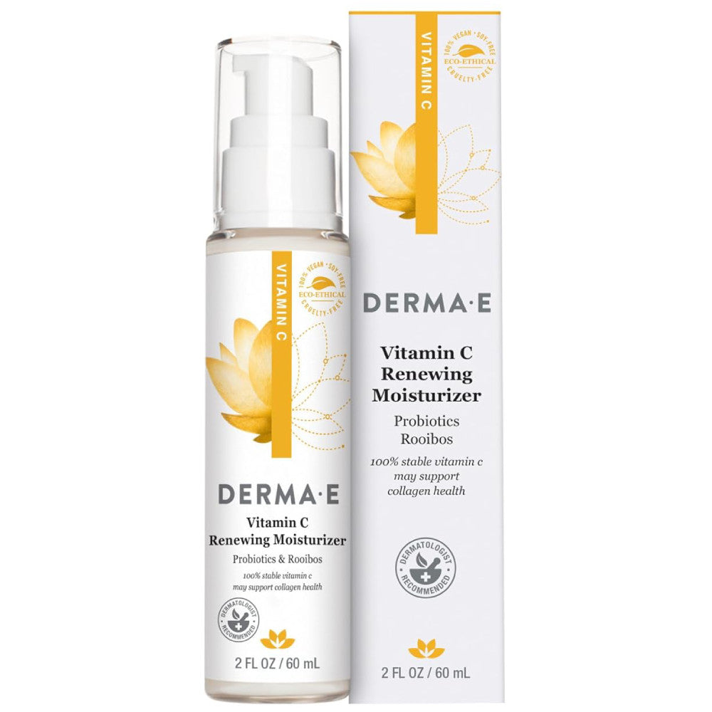 Derma E Vitamin C Renewing Moisturizer - 2 Oz: Transform Your Skin!