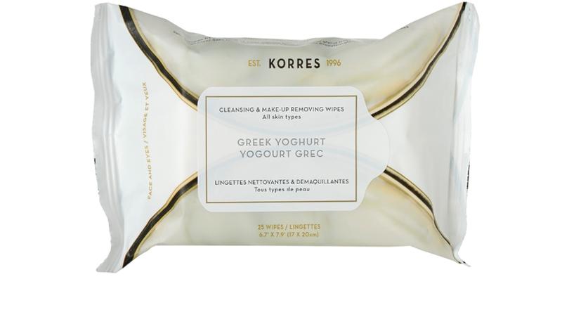 Korres Greek Yoghurt Magic Cleansing & Makeup Removing Wipes - 25 Count