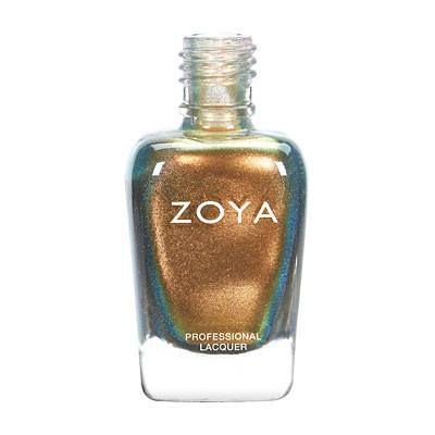 Zoya Nail Polish #811 Aggie - Flair Collection: Shimmering Gold Perfection