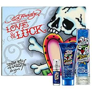 Ed Hardy Men's Love and Luck 3-Piece Luxury Gift Set