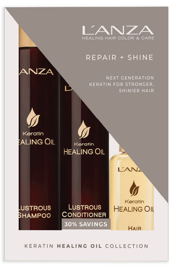 L'Anza Keratin Healing Oil Holiday Magic Set
