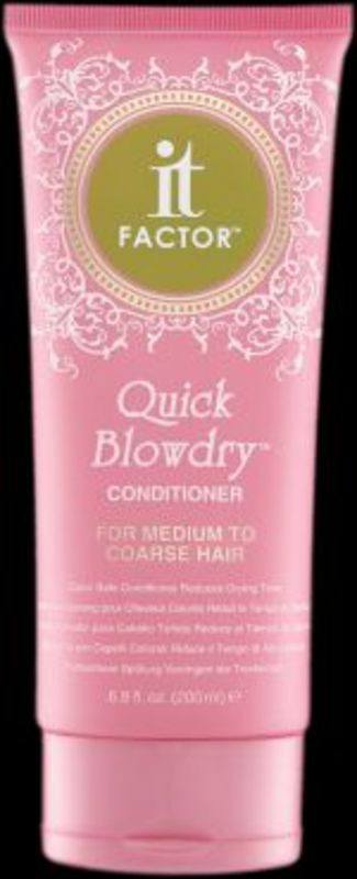 IT Factor Quick Blowdry Conditioner - Ideal for Medium to Coarse Hair, 6.8 OZ