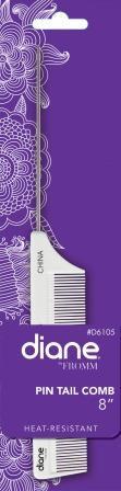 DIANE 8.25-Inch Metal Tail Comb - The Stylish Hair Essential