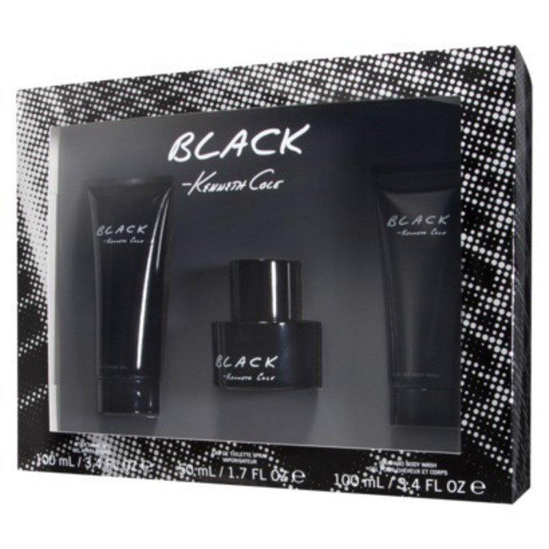 KENNETH COLE BLACK MEN'S IRRESISTIBLE HOLIDAY 3-PIECE GIFT SET