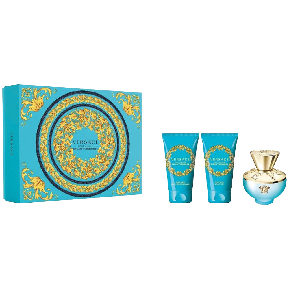 Gianni Versace Dylan Turquoise 3-Piece Women's Gift Set: A Fragrant Luxury!