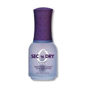 ORLY Sec 'n Dry 0.6 OZ Fast - Drying Nail Polish Top Coat 44310B
