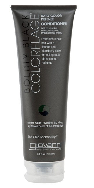 Giovanni Colorflage Boldly Black Conditioner - 8.5 oz: Defend Your Dark Hair Color!