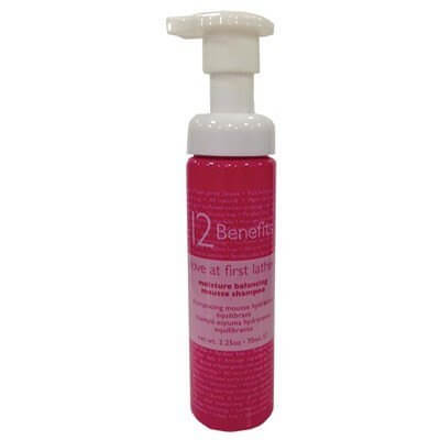 Love At First Lather: 12 Benefits Mousse Shampoo (2.25 oz)