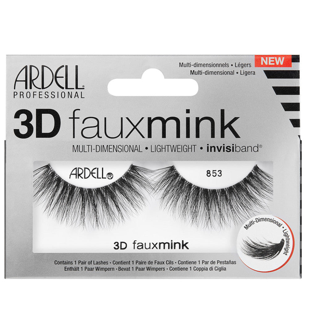 Ardell 3D Faux Mink 853 - Stunning Strip Lashes
