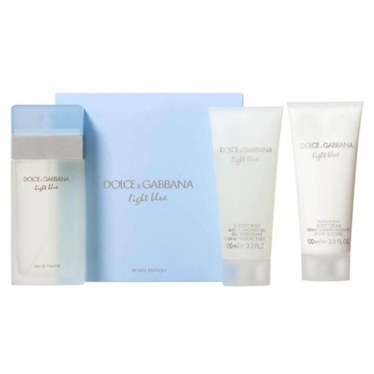 Indulgent Dolce & Gabbana Light Blue 3-piece Women's Gift Set
