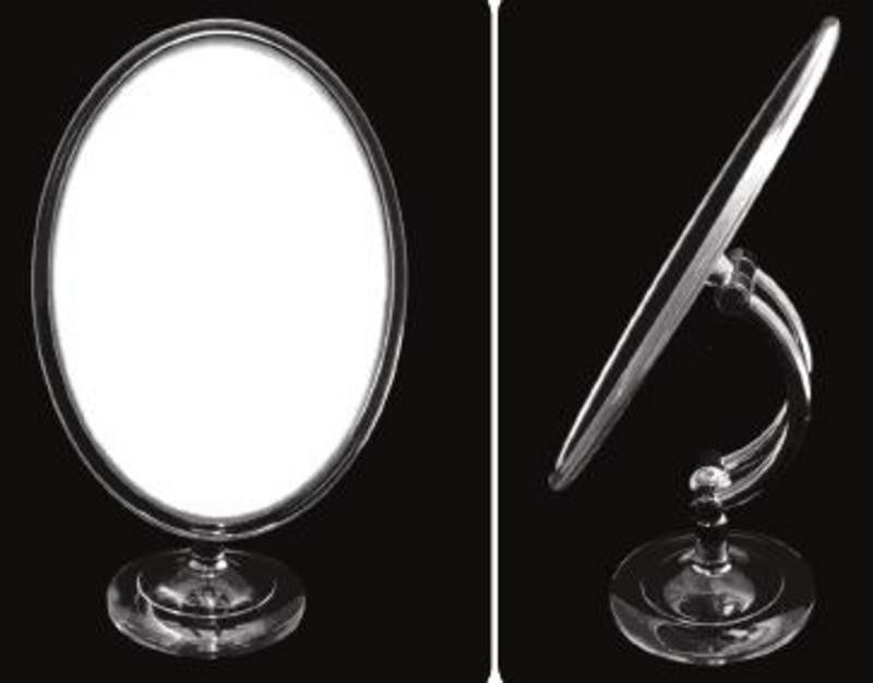 Brandon Clear Acrylic Mirror - Regular View