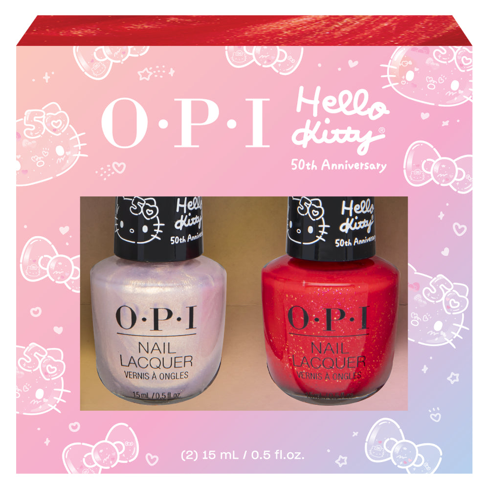 OPI Hello Kitty 50th Anniversary Must - Have Duo Pack