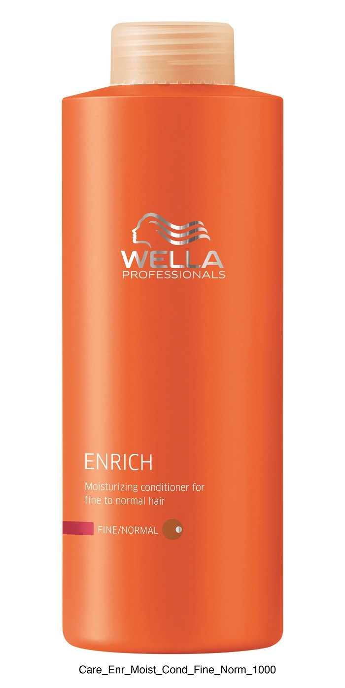 Wella Enrich Moisturizing Conditioner: Transform Fine to Normal Hair, 33.8 oz