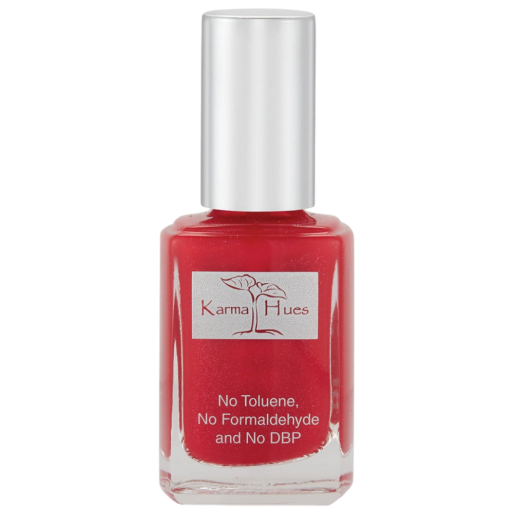 Karma Naturals Texas Red Nail Polish - A Vegan & Eco-Friendly Delight
