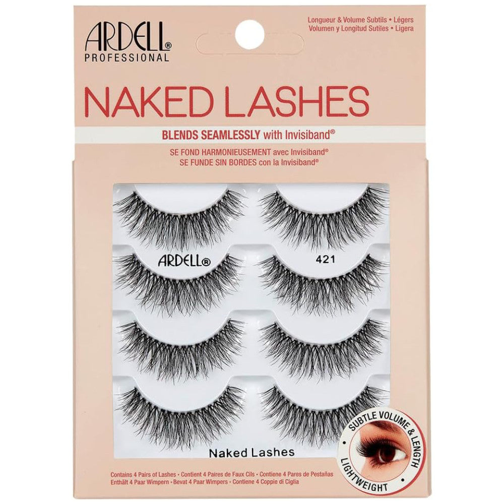 Ardell Naked Lashes #421 4-Pack: Unleash Your Lash Creativity!