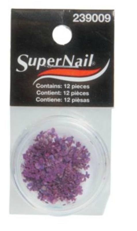 Super Nail Purple Burst Nail Art Set - 12 Pieces