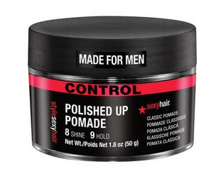 Sexy Hair Men's Polished Up Control Pomade - 1.8 oz