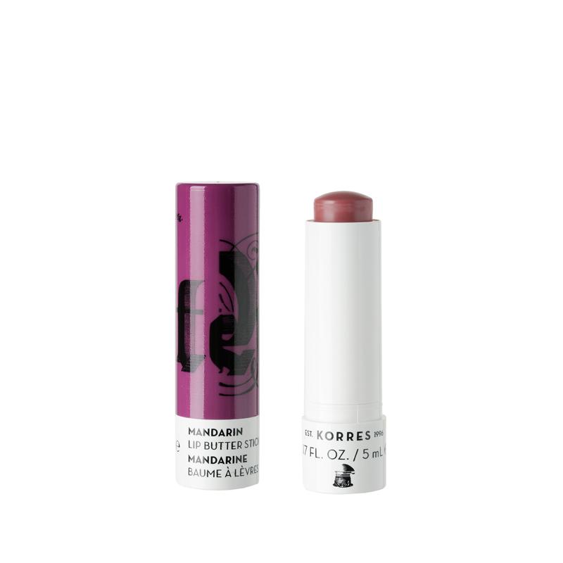 Korres Mandarin Lip Butter Stick - 0.17 oz: A Tasty Treat for Your Lips!