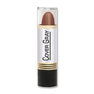 IRENE GARI Men's Instant Gray Cover Stick - Dark Brown, 0.15 OZ