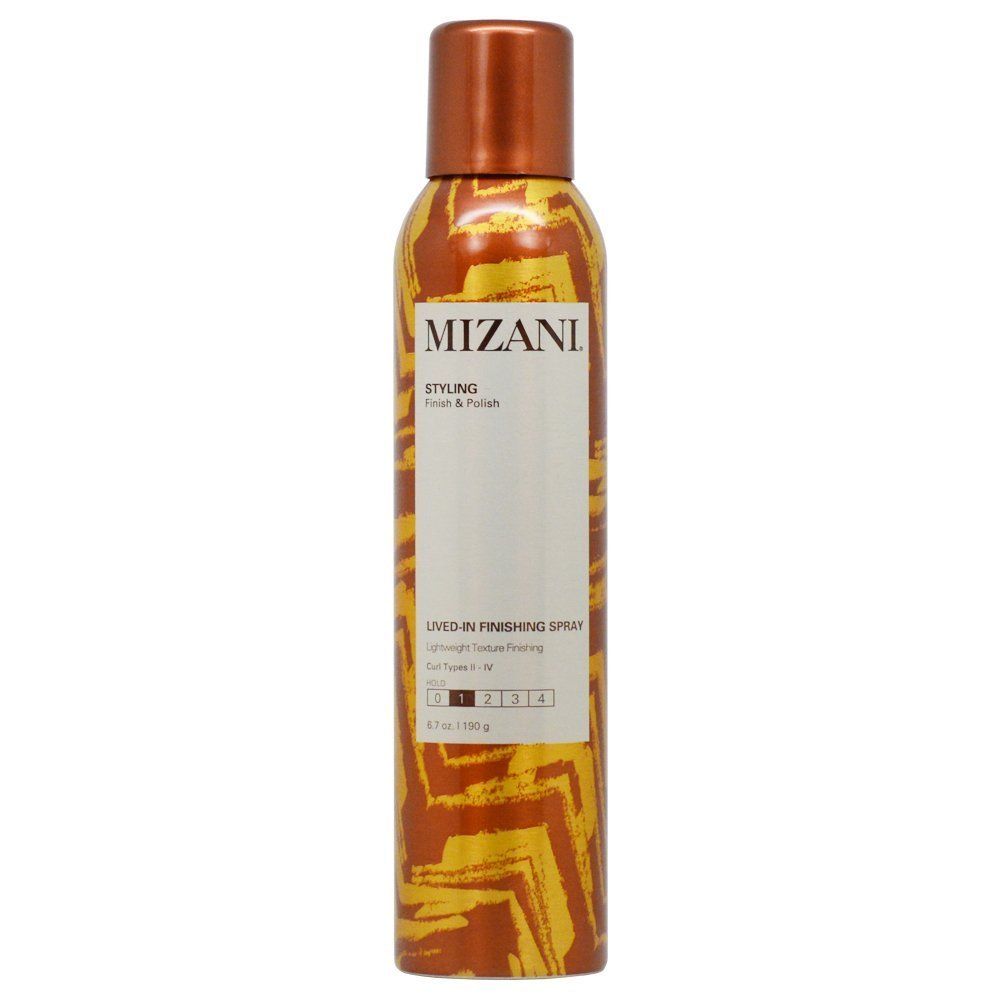 Mizani Lived-in Finishing Spray - Lightweight 6.7 oz: Your Secret for Effortless Hair!