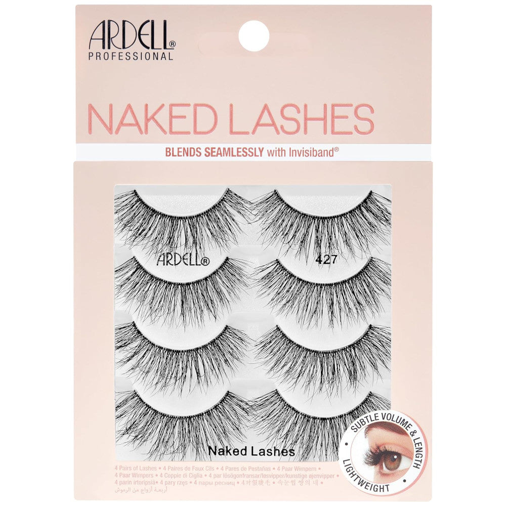 Ardell Naked Lashes #427 - 4 Pack Bundle for Stunning Eyes