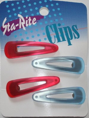 Sta Rite 2-Inch Assorted Covered Clips - 4-Pack