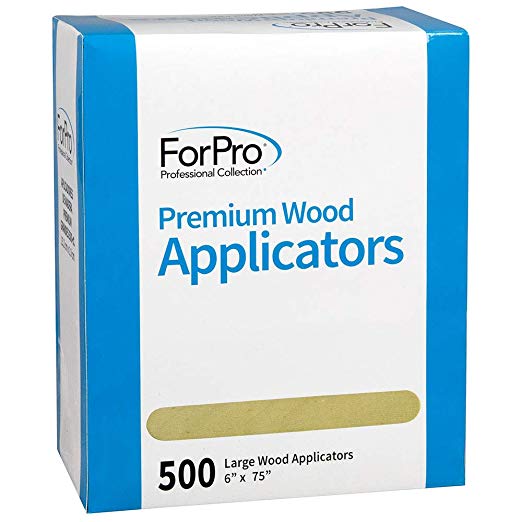 Diane 500-Count 5.5-Inch x 0.25-Inch Wood Applicator Sticks - Ideal for Waxing!