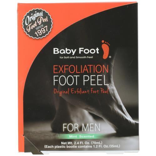 Baby Foot Exfoliation Foot Peel for Men - Mint Scented