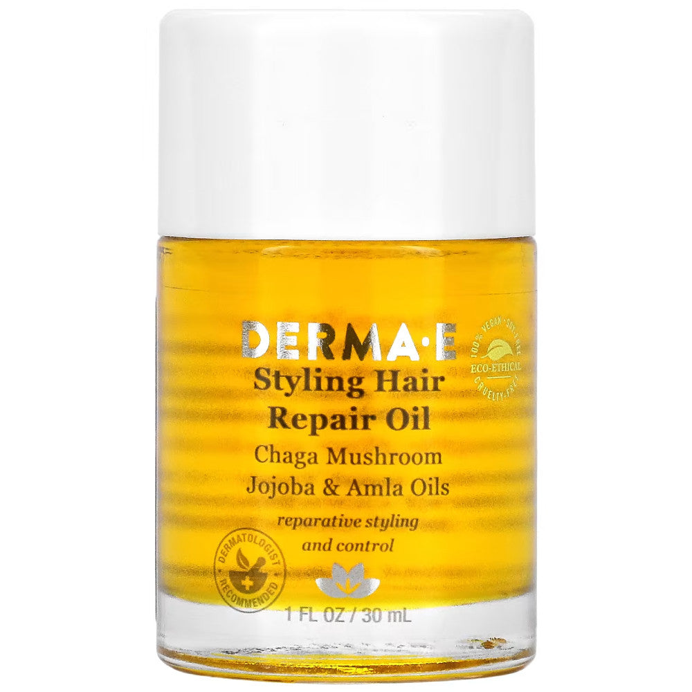 Derma E Bonding Hair Repair Oil - 1 oz Miracle for Silky Hair