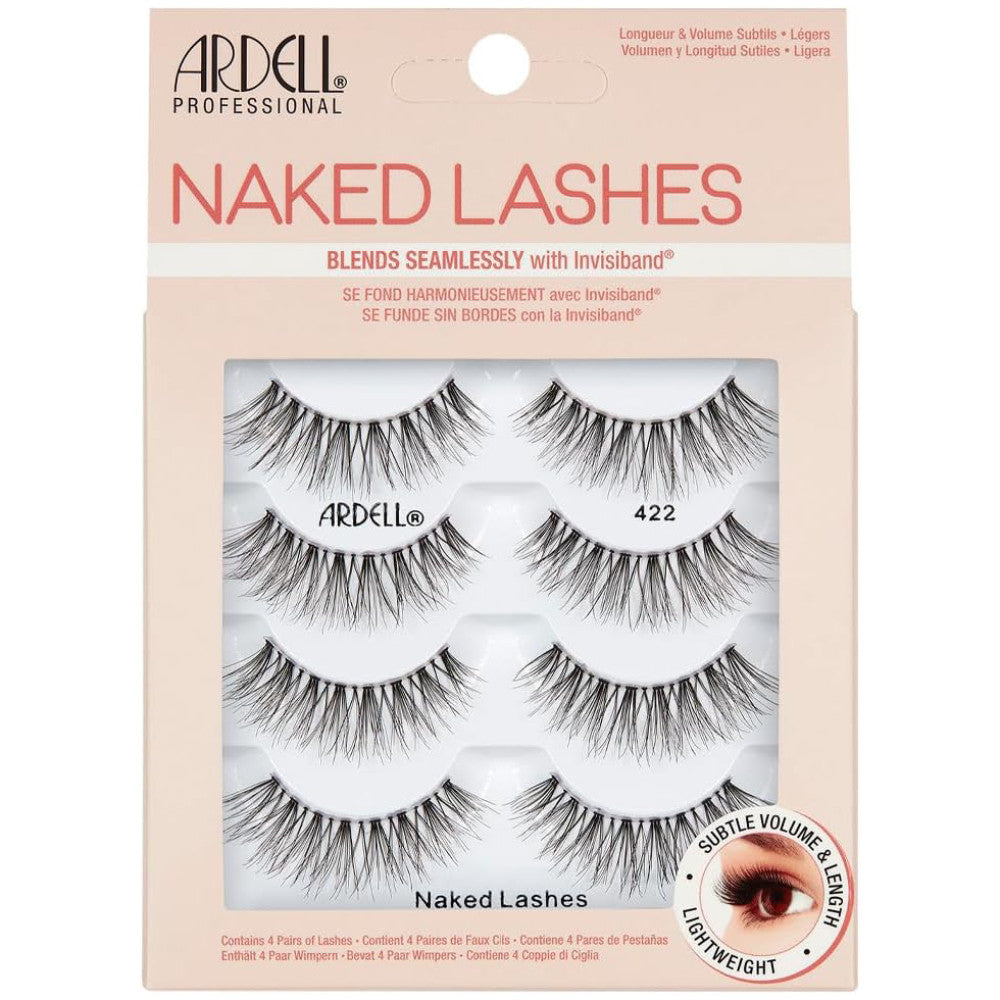 Ardell Naked Lashes #422 - 4 Pack for Effortless Beauty