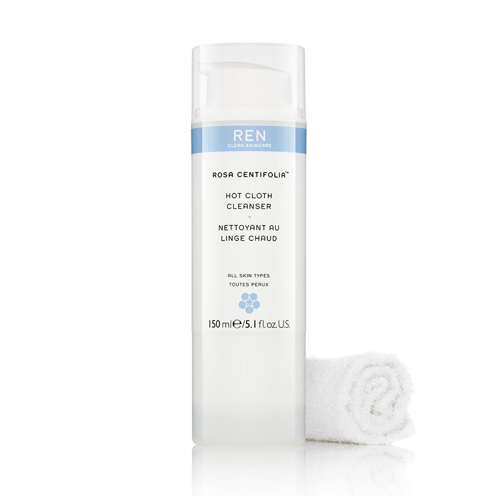 Ren Clean Skincare's Luxurious Rosa Centifolia Hot Cloth Cleanser - 5 oz