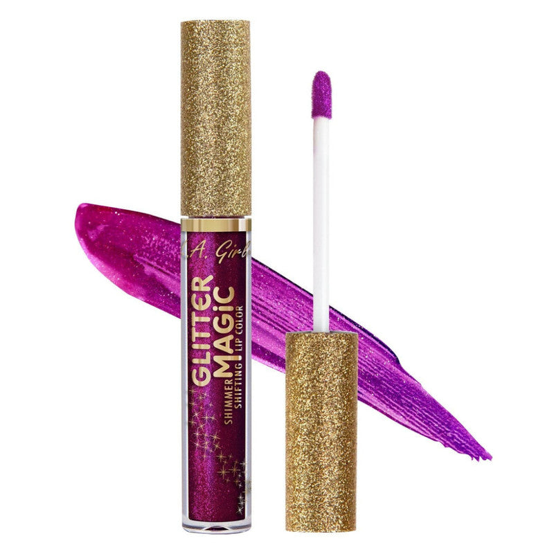 LA Girl Magical Glitter Lip Color: Sparkle Transformation