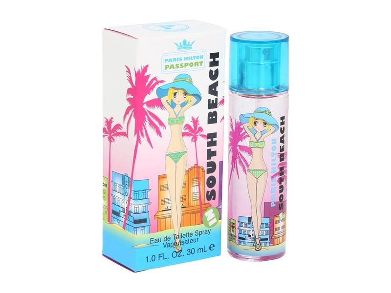 Paris Hilton Passport to South Beach Eau de Toilette Spray - 3.4 OZ