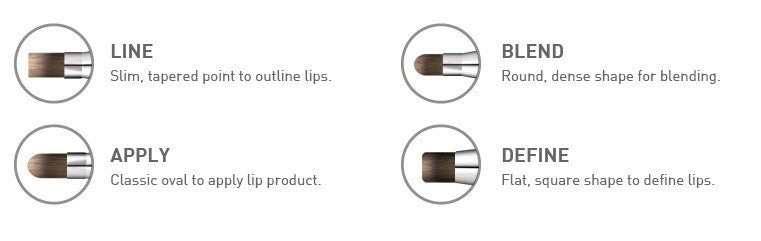 Cailyn Cosmetics Superb 4-In-1 Lip Brush