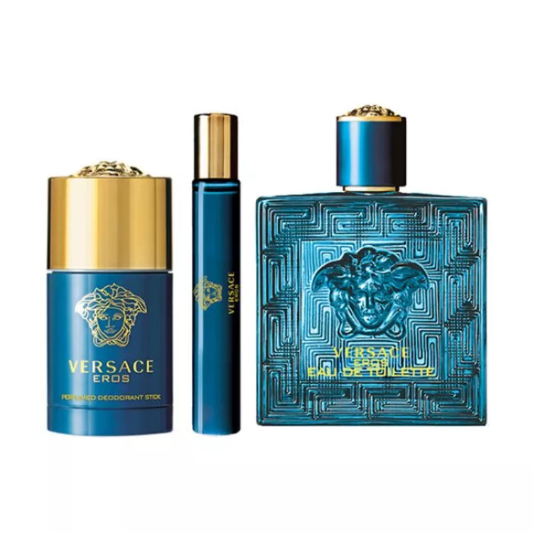 Gianni Versace Eros Men's 3-Piece Luxury Gift Set