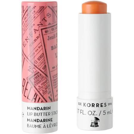 Korres Mandarin Lip Butter Stick - 0.17 oz: A Tasty Treat for Your Lips!