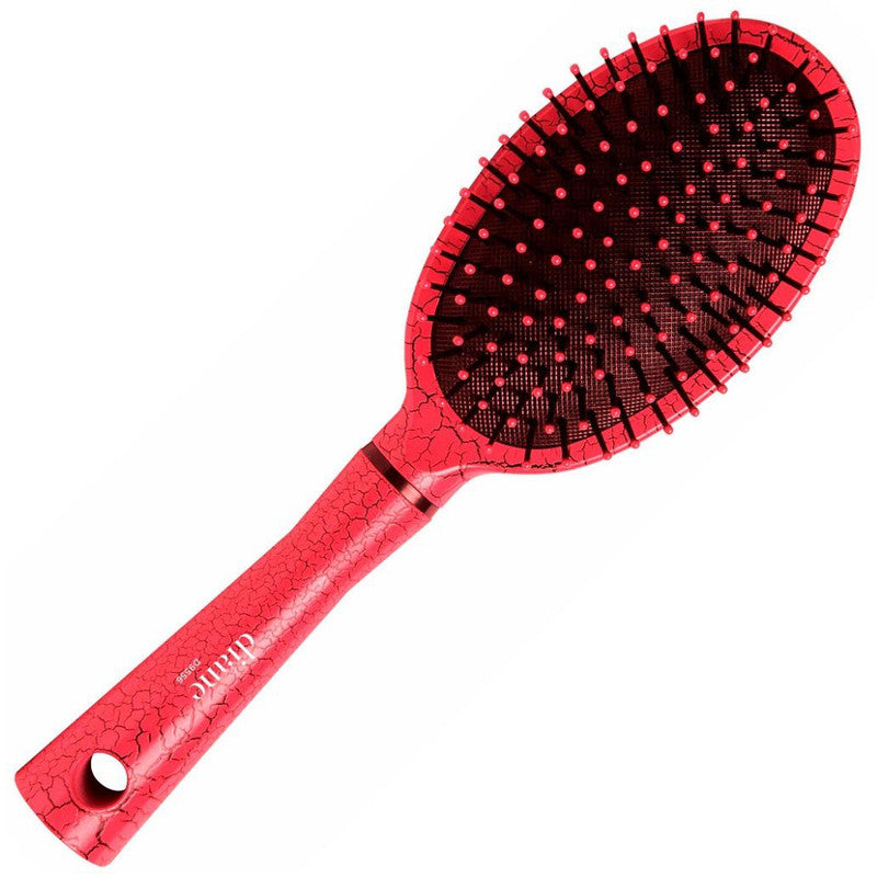 Diane's Stunning Pink Crackle Oval Paddle Brush: Your Hair's Best Friend
