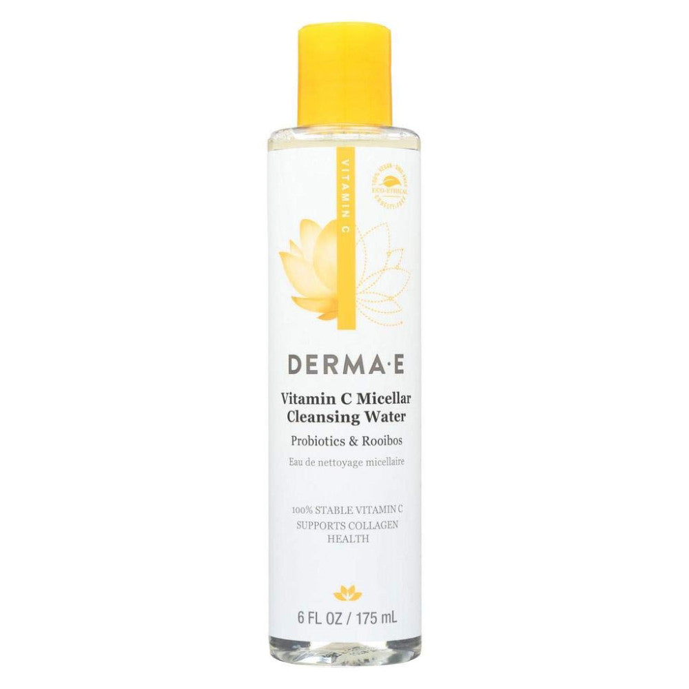 Derma E Vitamin C Micellar Cleansing Water - 6 oz: Your Skin's Secret Weapon!