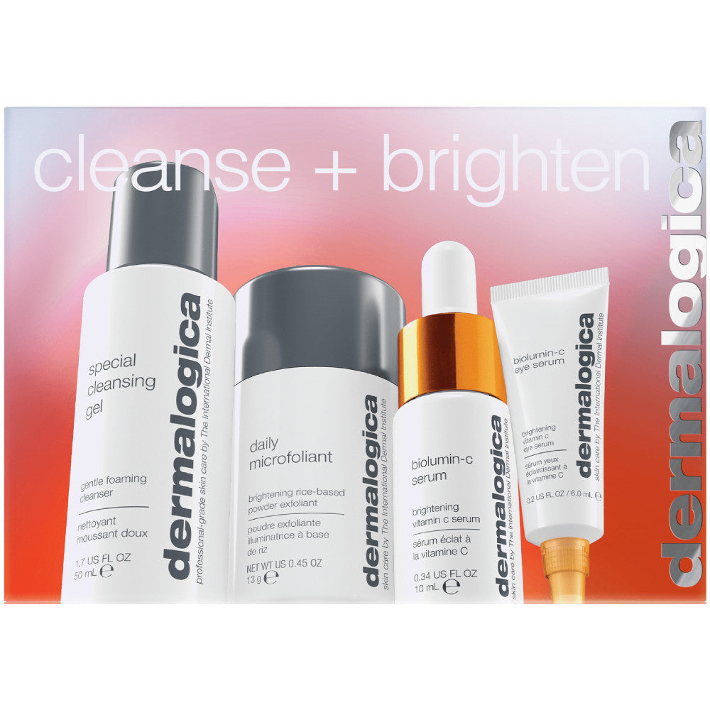 Dermalogica Cleanse + Brighten Holiday Set - Unlock Radiant Skin! ($109 Value)