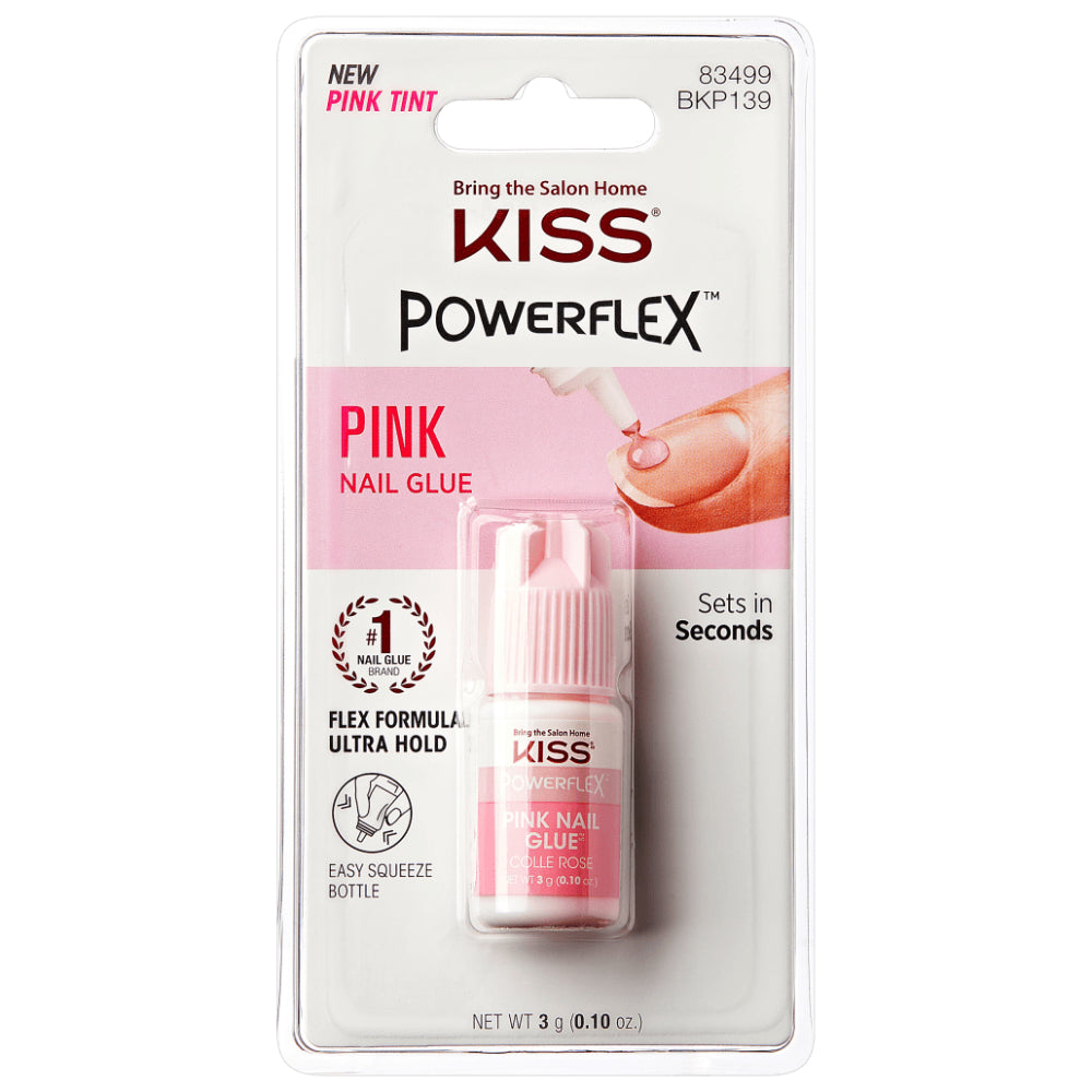 Kiss Powerflex Pink Nail Glue - The Ultimate Nail Bonding Solution