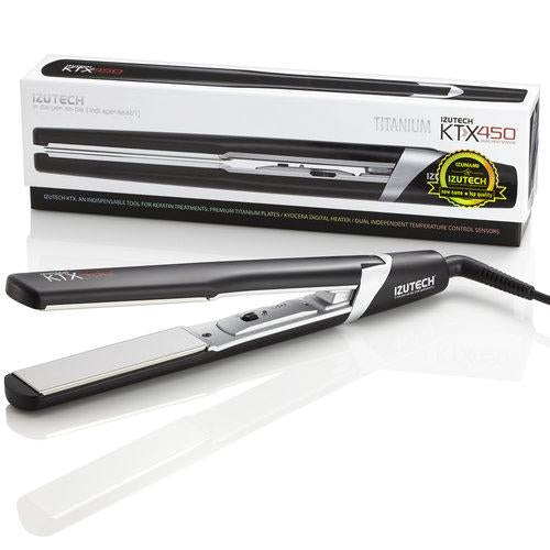 Izutech KTX 450 Lt Titanium 1.25-Inch Flat Iron: Your Time-Saving Hair Styling Essential