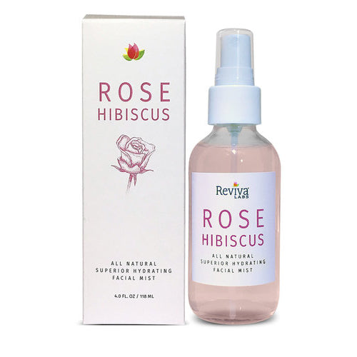 Reviva Rose Hibiscus Hydrating Facial Mist - 4 oz Bliss in a Bottle