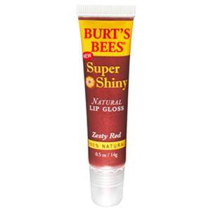 BURTS BEES ZESTY RED LIP GLOSS - 0.5 OZ