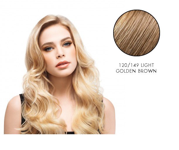 LuxHair HOW by Tabatha Coffey 10-Inch Light Golden Brown Circle Hair Extension - Your Dream Hair Solution