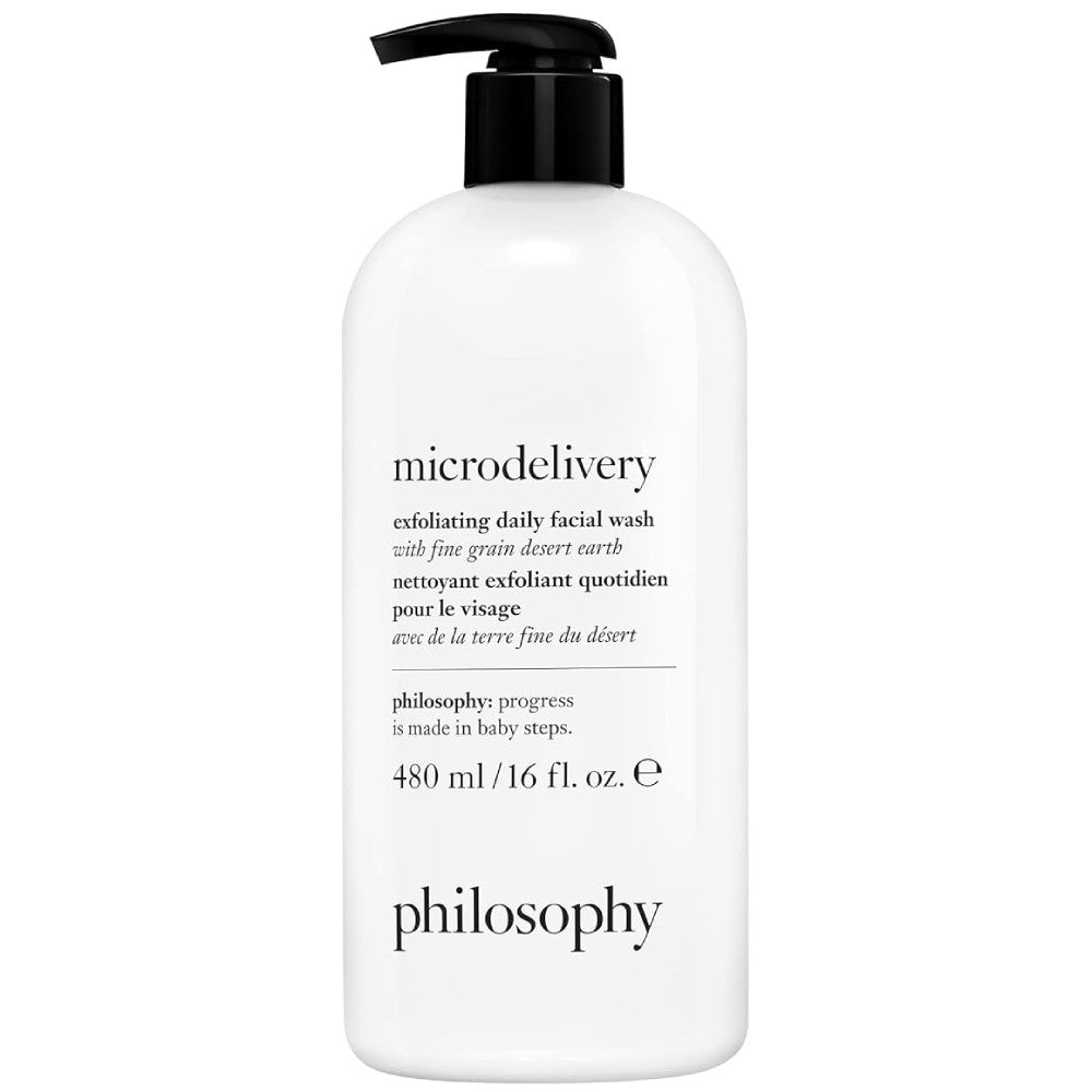 Philosophy 16 oz Microdelivery Daily Exfoliating Facial Wash - Transform Your Skin!