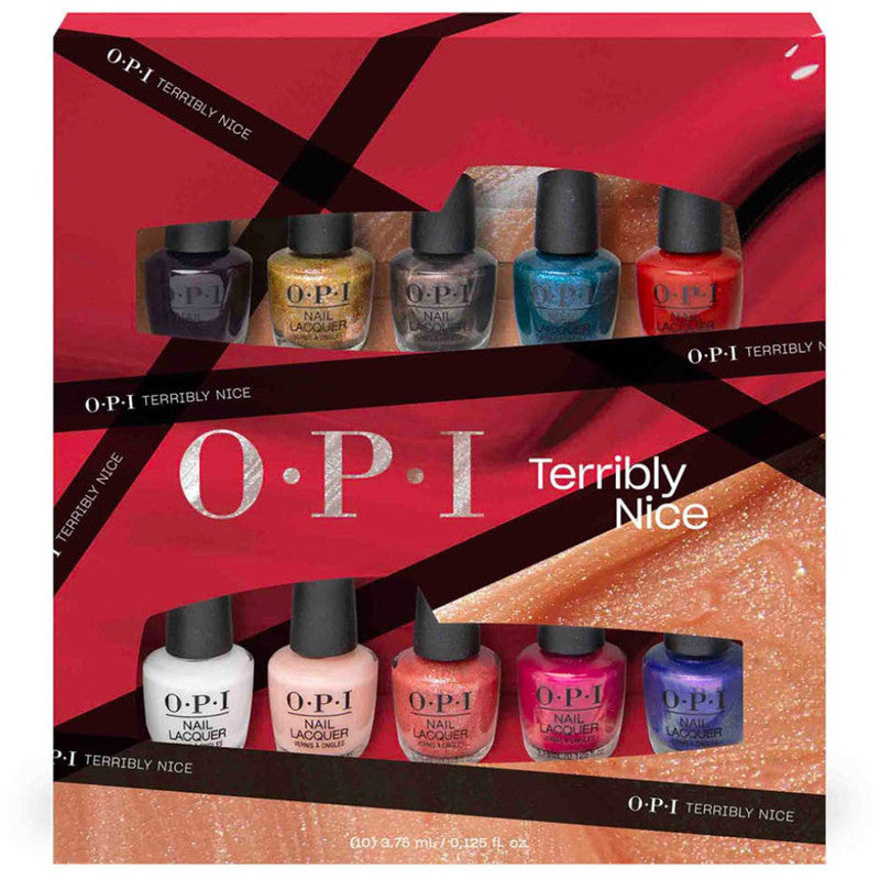 OPI Terribly Nice 2023 Holiday Mini Nail Polish Pack - 10 Pieces