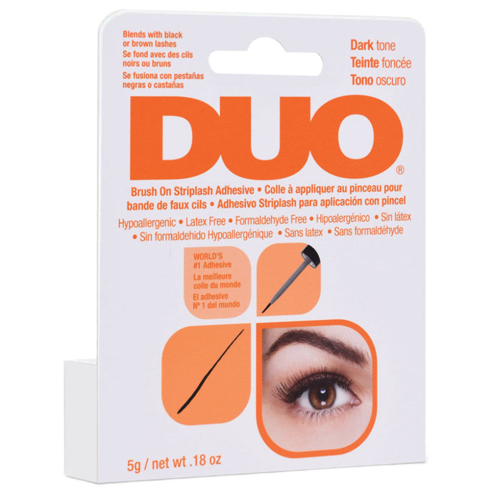 Ardell Duo Brush-On Strip Adhesive Dark - 0.18 oz: Your Secret to Stunning Lashes!