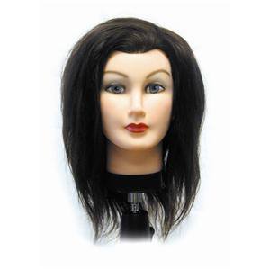 Get Stunning Results with Celebrity Hair Manikin Debra - 100% Human Hair, 17 - 19 Inches