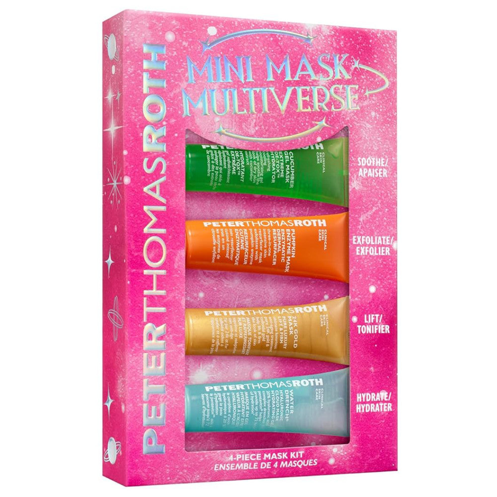 Peter Thomas Roth Mini Mask Multiverse: 4-Piece Mask Kit for Radiant Skin