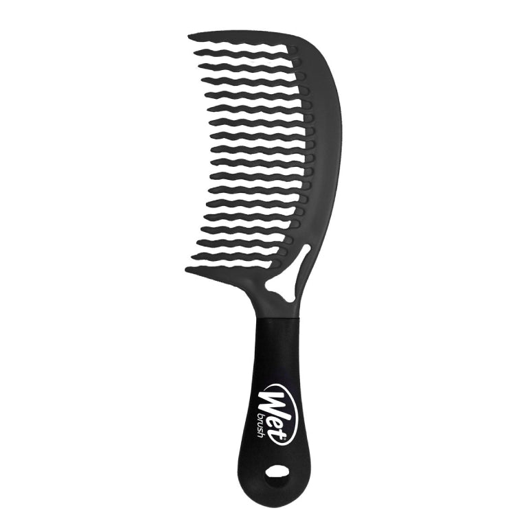 The Wet Brush Texture Pro Detangling Comb - Sleek Black